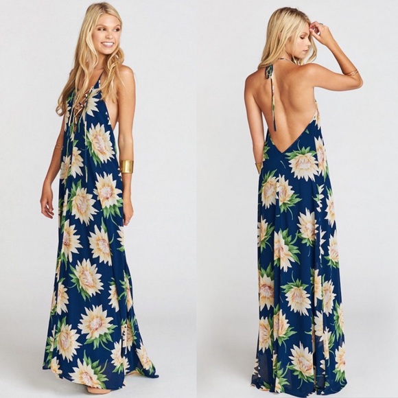 Show Me Your MuMu Dresses & Skirts - Show Me Your Mumu Logan Lace Up Maxi Dress Floral